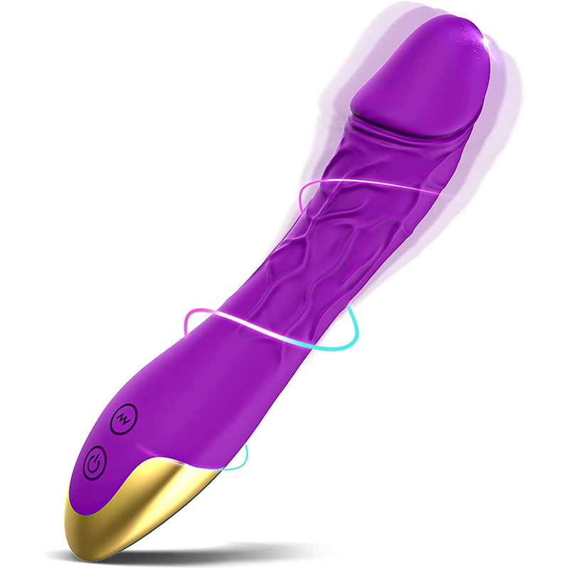 Dildo Vibrator 2 Warna Realistik untuk kalis air silikon wanita