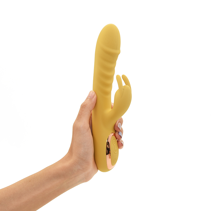 Harga Kilang Big Rabbit Dildo Thrusting Vibrator Seks Mainan untuk Wanita 10 frekuensi getaran