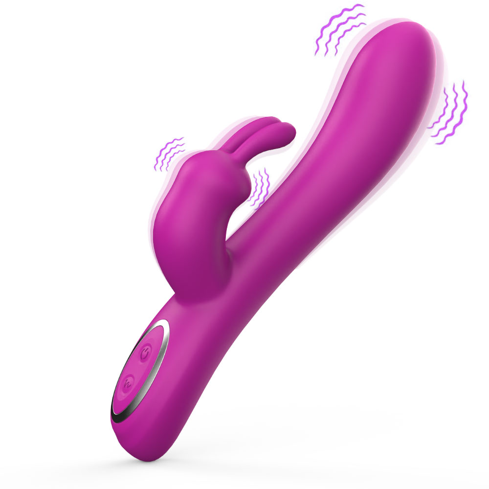 Ketua Arnab G-spot Vibrator untuk Pemula Perangsang Kelentit Dildo Vibrator USB Produk dewasa penggetar